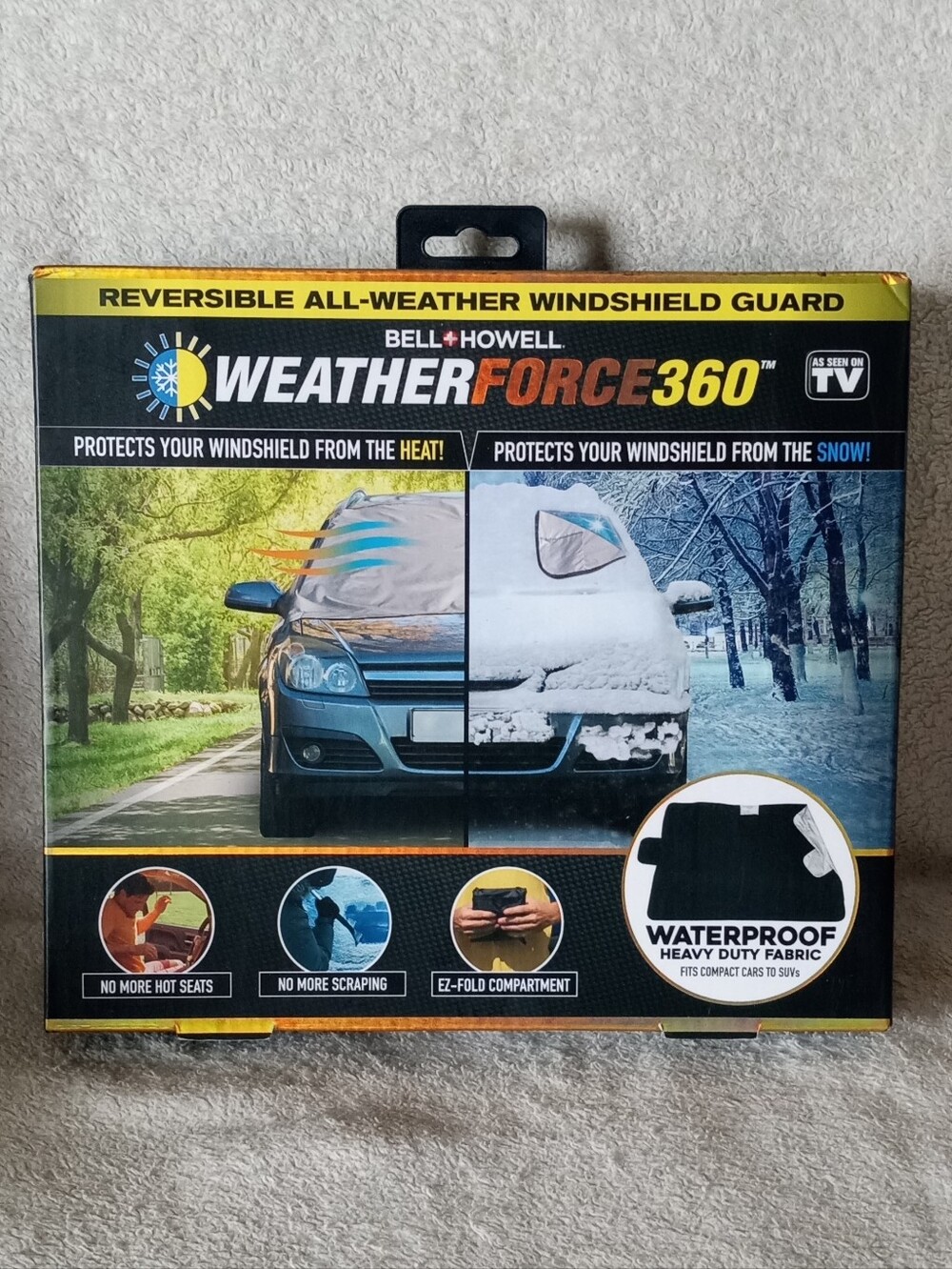 Bell + Howell WEATHERFORCE360 Reversible Windshield Guard